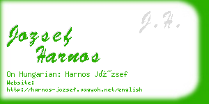 jozsef harnos business card